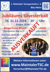 Silvesterball 2024 @ Bürgerhaus Bischofsheim