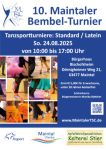 10. Maintaler Bembelturnier @ Bürgerhaus Bischofsheim