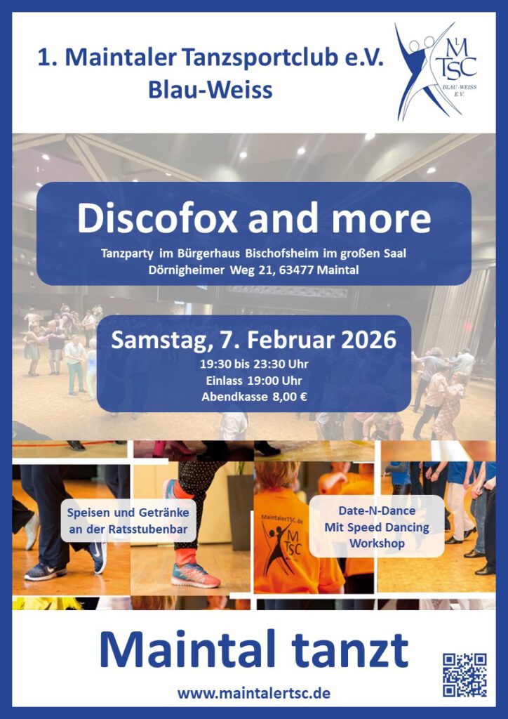 Maintal tanzt – Discofox and More Tanzparty